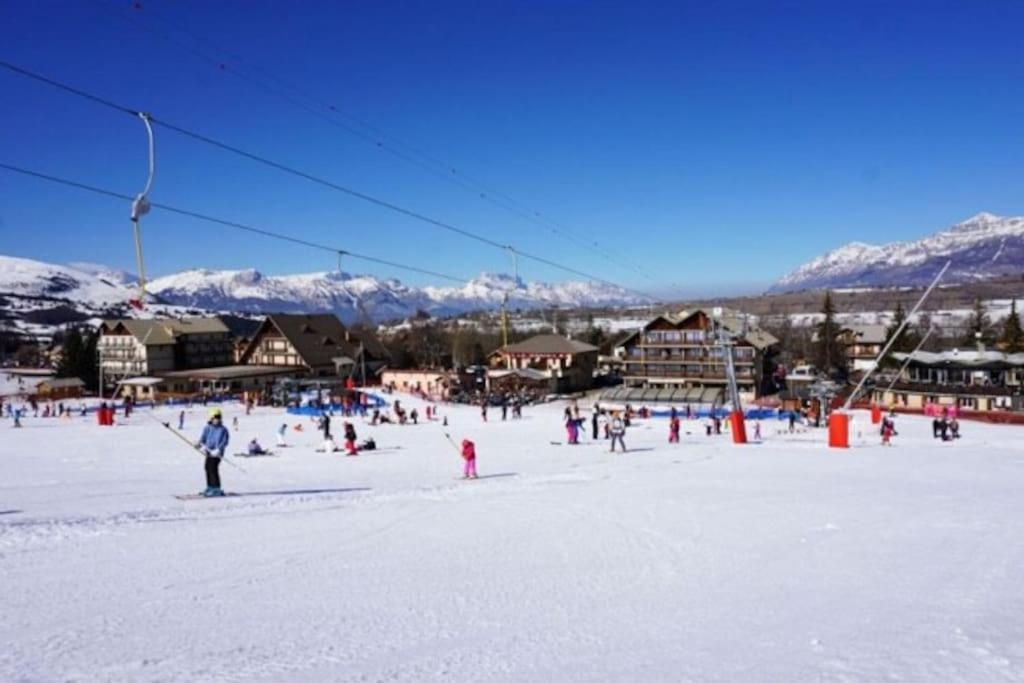 Appart Tres Ensoleille 5-6 Pers Au Pied Des Pistes Ancelle Zewnętrze zdjęcie
