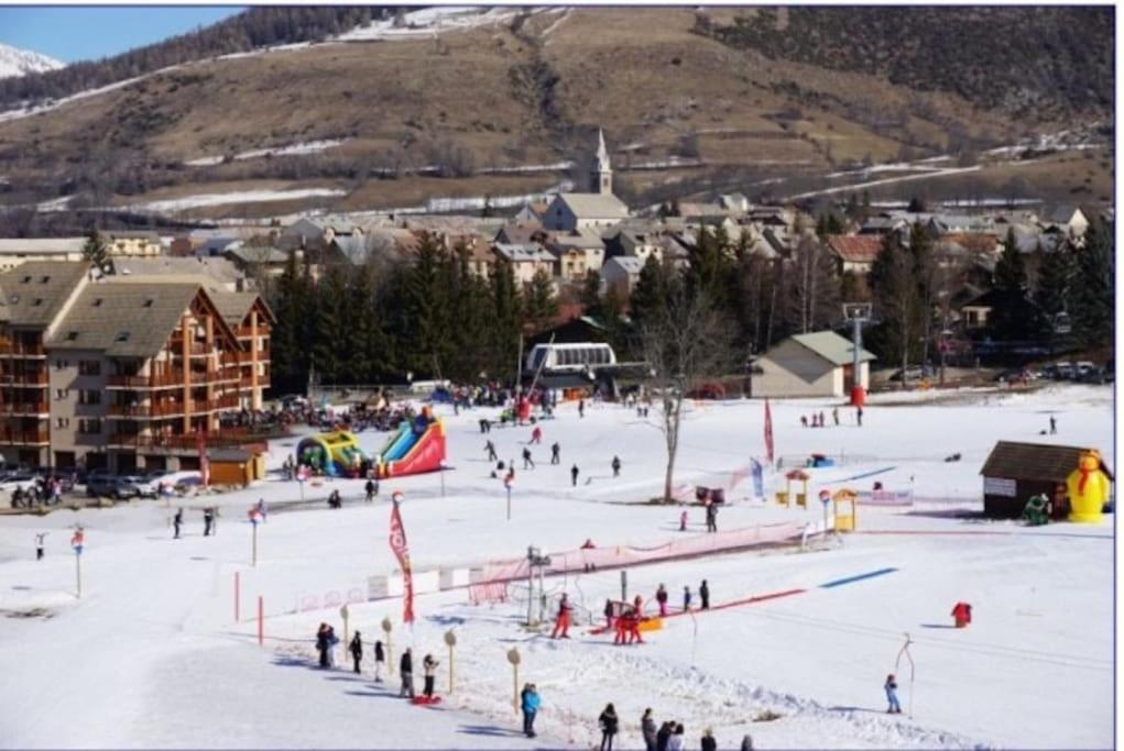 Appart Tres Ensoleille 5-6 Pers Au Pied Des Pistes Ancelle Zewnętrze zdjęcie